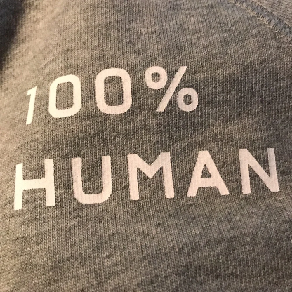 Everlane Grey '100% Human' Sweatshirt - Picture 2 of 3